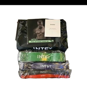 INTEY Pull Up Assist Band Set - 4 Resistance Levels - Brand New INTRB01